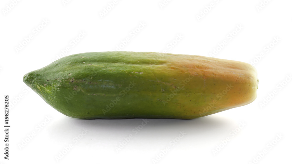 fresh papaya isolated on white background fresh papaya isolated on white background