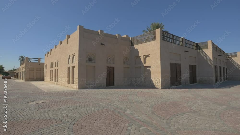 Stone buildings with wooden doors Stone buildings with wooden doors