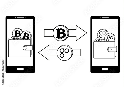 exchange between bitcoin and omisego in the phone