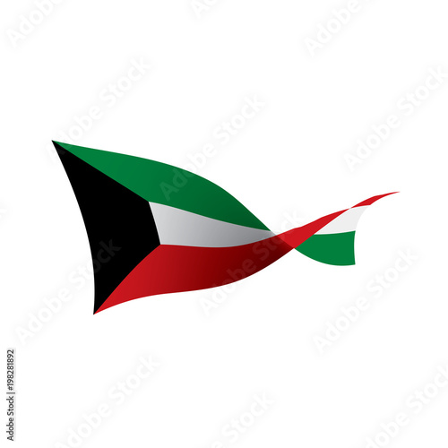 Free Download Kuwait flag, vector illustration - GFXLoad