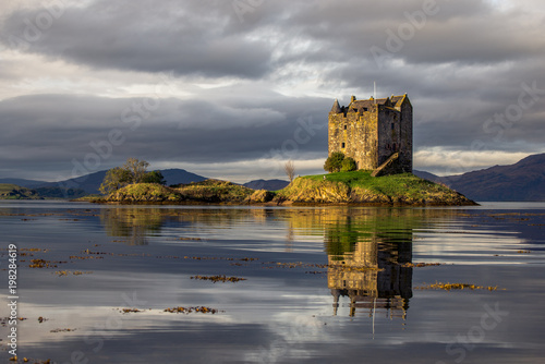 Loch Linnhe in the Scottish Highlands is home to Castle Stalker