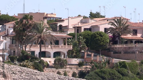Houses of Porto Cristo, Mallorca, Spain. photo