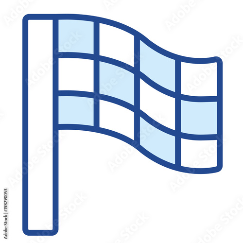 Zielflagge Vector Icon