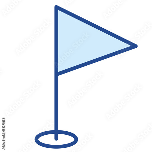 Golfloch Vector Icon