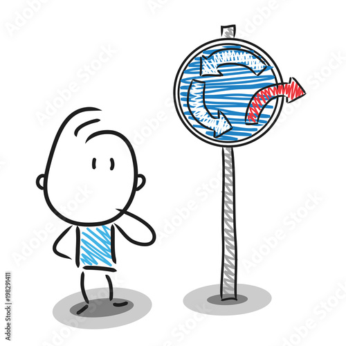 Entscheidung neuer weg