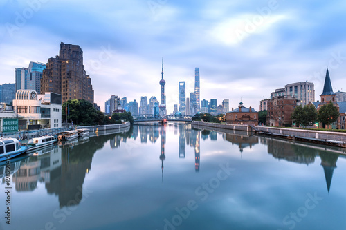 Shanghai skyline and cityscape © Eugene