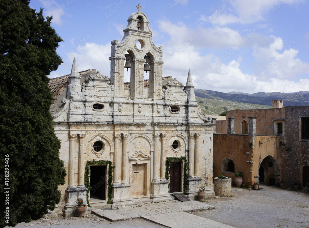 Crete, monastery Arkadi, monastery church