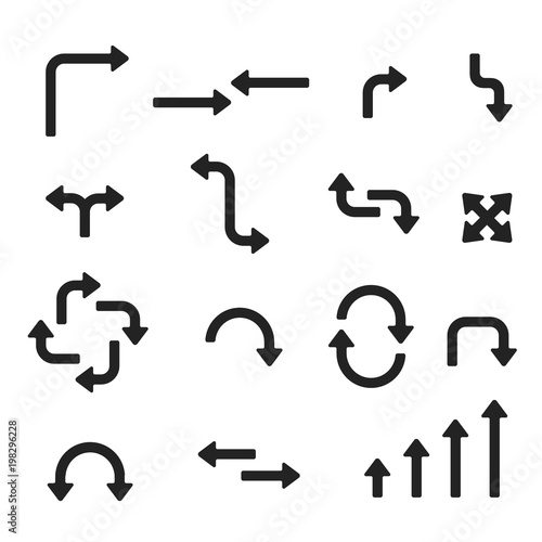 Black arrows combinations