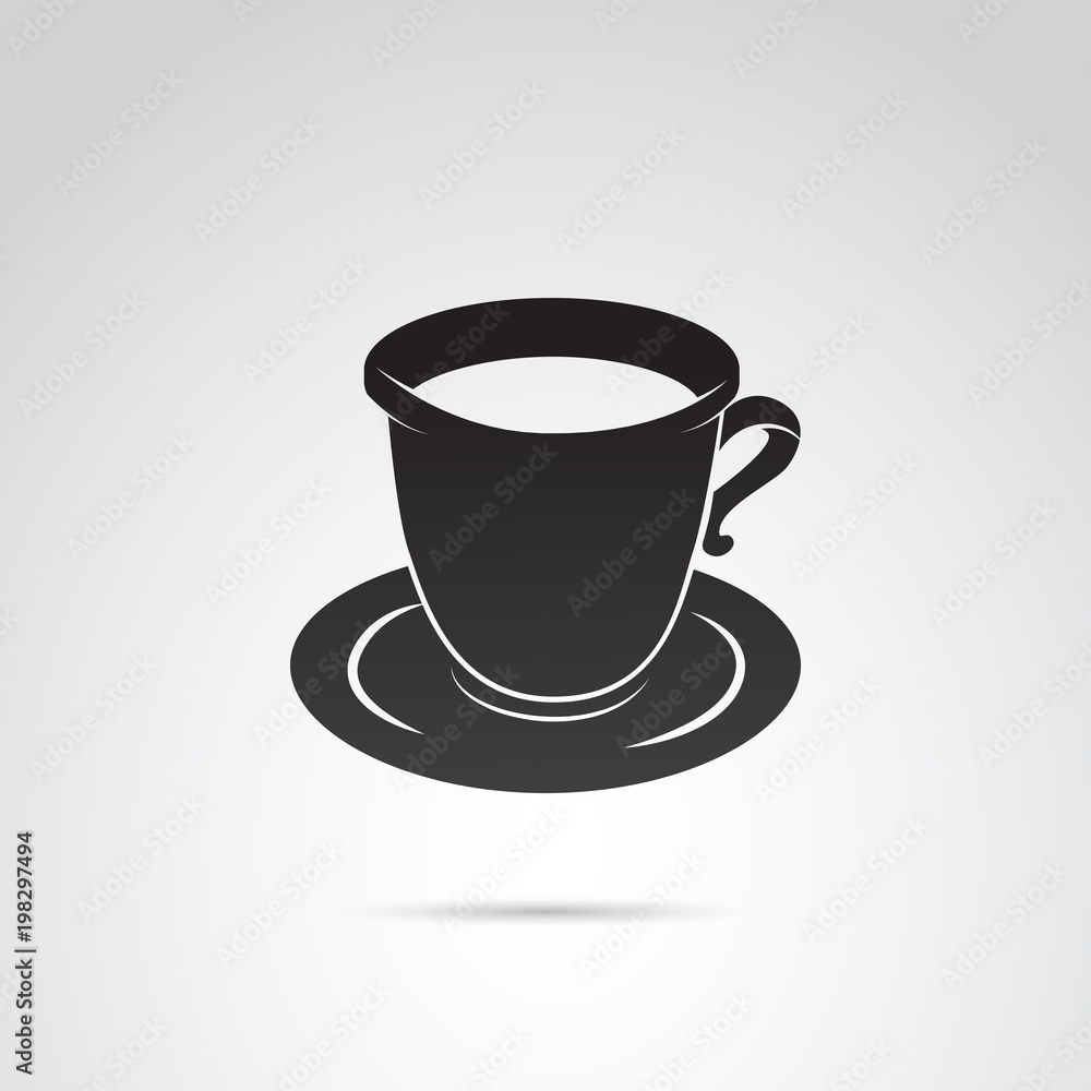 Cup of tea, coffee, chocolate hot. Vector icon. Cup of tea, coffee, chocolate hot. Vector icon.