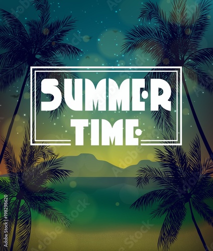 Summer time holidays background © artnovielysa