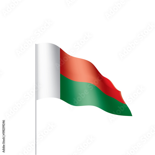 Free Download Madagascar flag, vector illustration - GFXLoad