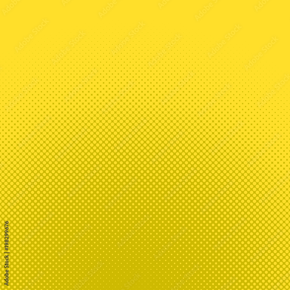 Plakat Halftone circle background pattern template - abstract vector graphic