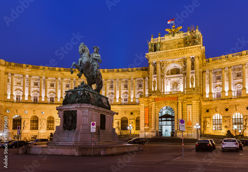 Photography Hofburg palace in Vienna Austria