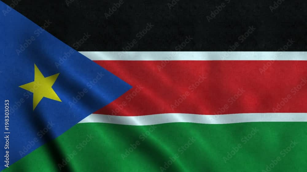 4K Seamless Loopable Flag of South Sudan 4K Seamless Loopable Flag of South Sudan