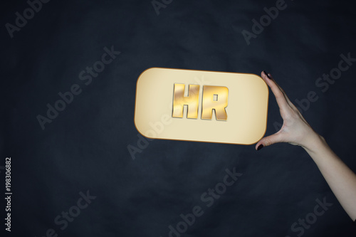 Wallpaper Mural A businessman shows an inscription:HR Torontodigital.ca