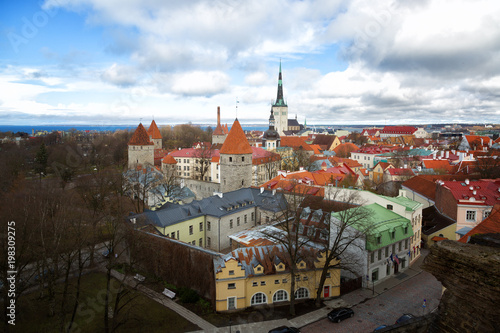 View of old town. Tallinn, Estonia