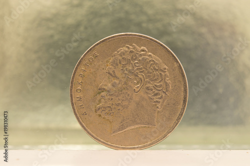 ten coin greek photo