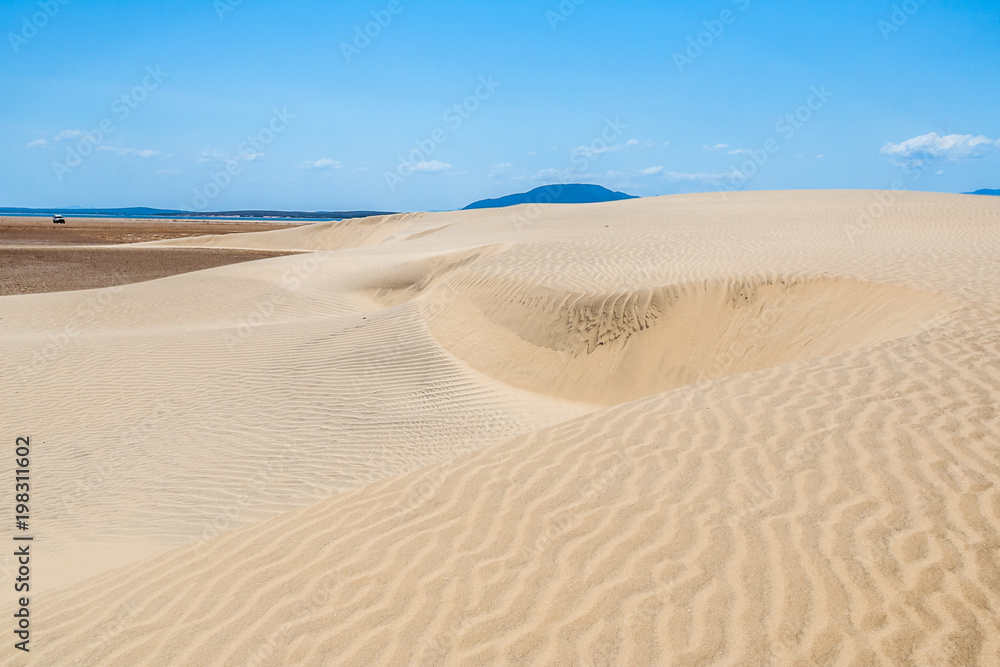 Sand dunes near the Anony lake