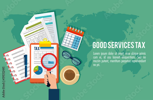 tax day time set icons
