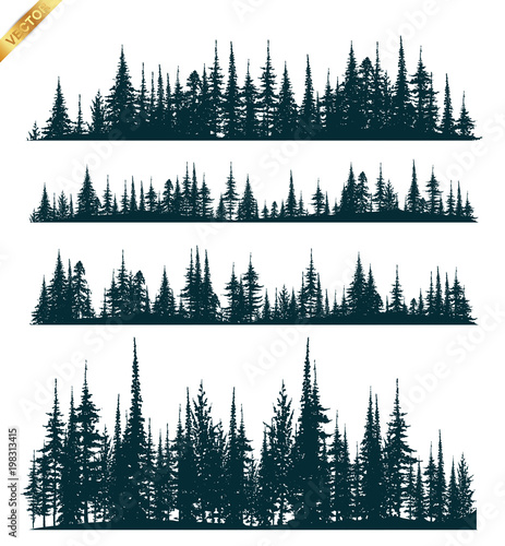 Beautiful forest full Tree banners.