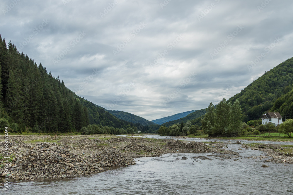 Beautiful view of the Carpathians Beautiful view of the Carpathians