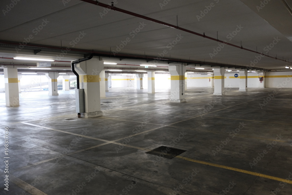 empty covered parking