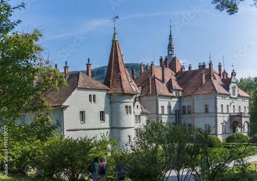 Schoenborn Palace of Chynadiyevo near Mukacheve, Carpathians Ukraine photo