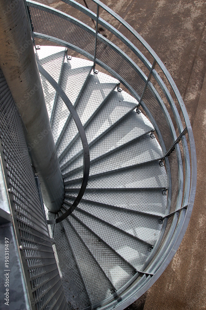 Obraz premium ESCALIER EN ACIER 