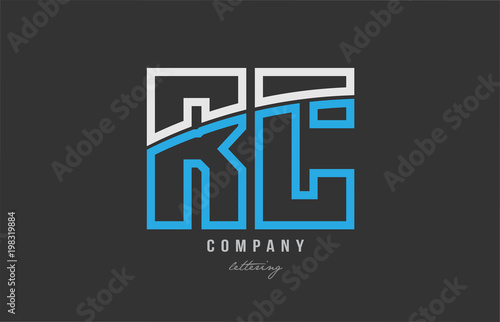 white blue alphabet letter ab a b logo icon design