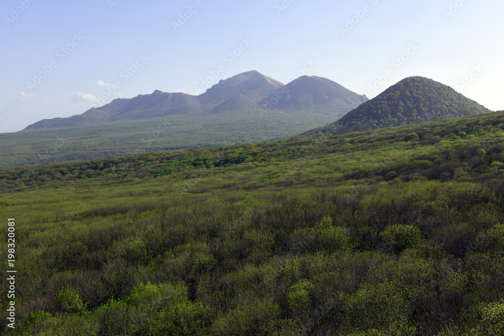 Beautiful mountains in the area of Zheleznovodsk.