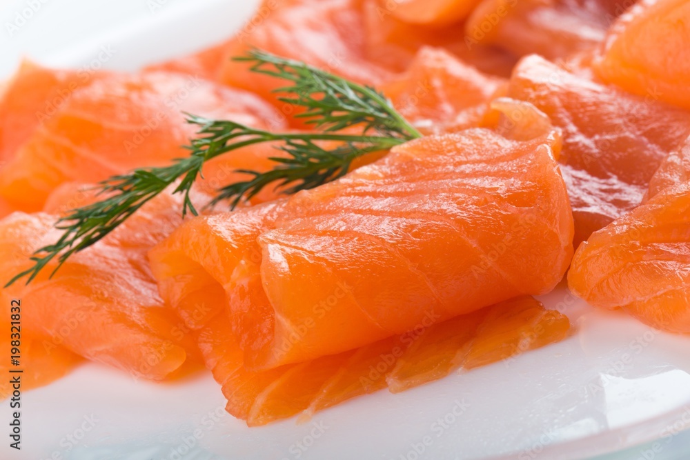 Salmon. Salmon.