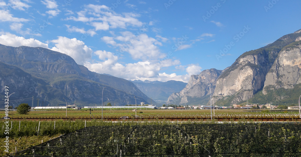 Blick in die Roccetta Schlucht, Trentino