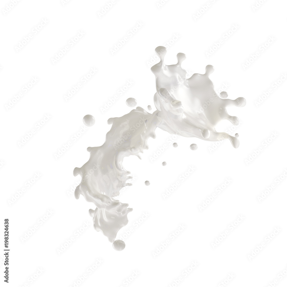 White liquid fresh milk or yogurt waves splashes isolated. Glossy shining milk, almond milk, soy, oat, coconut milk, yogurt, cream, shampoo, cosmetic soap, white paint waves. Liquid splashing 3D image White liquid fresh milk or yogurt waves splashes isolated. Glossy shining milk, almond milk, soy, oat, coconut milk, yogurt, cream, shampoo, cosmetic soap, white paint waves. Liquid splashing 3D image