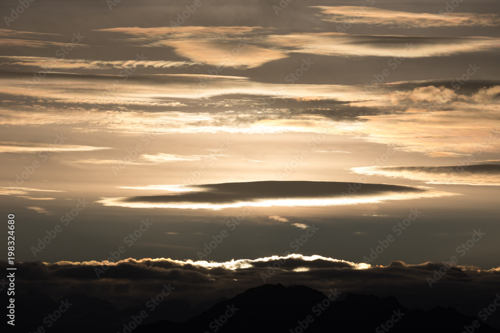 Sonnenaufgang im Wallis