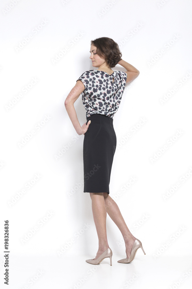 Fototapeta premium Fashion in schwarz und weiß