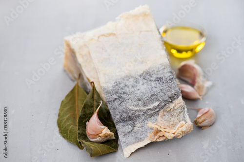 Wallpaper Mural salted cod fish with herbs Torontodigital.ca