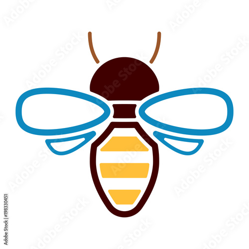 Bienen & Honig Icon - Honigbiene