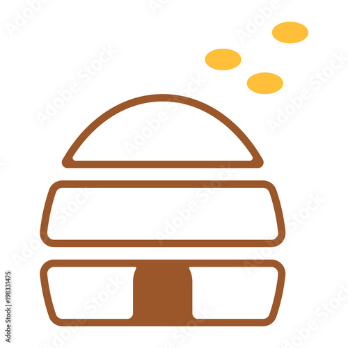 Bienen & Honig Icon - Bienennest