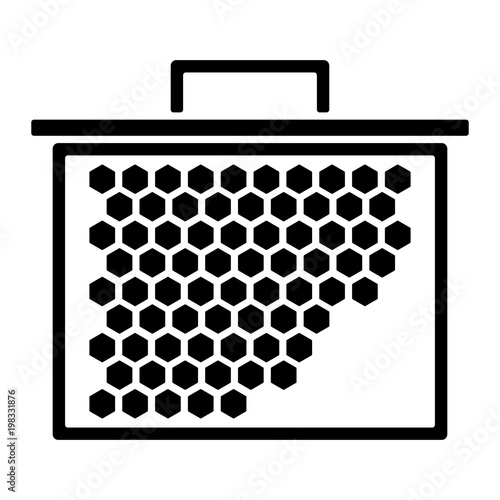 Bienen & Honig Icon - Bienenwaben