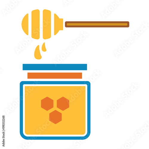 Bienen & Honig Icon - Honigglas