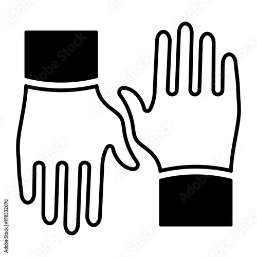 Bienen & Honig Icon - Imker Schutzhandschuhe