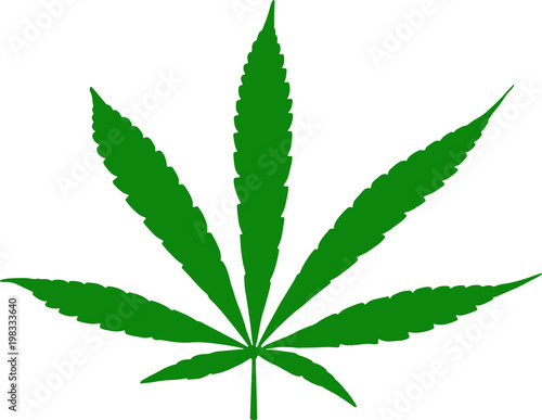  logo/icon of a cannabis.