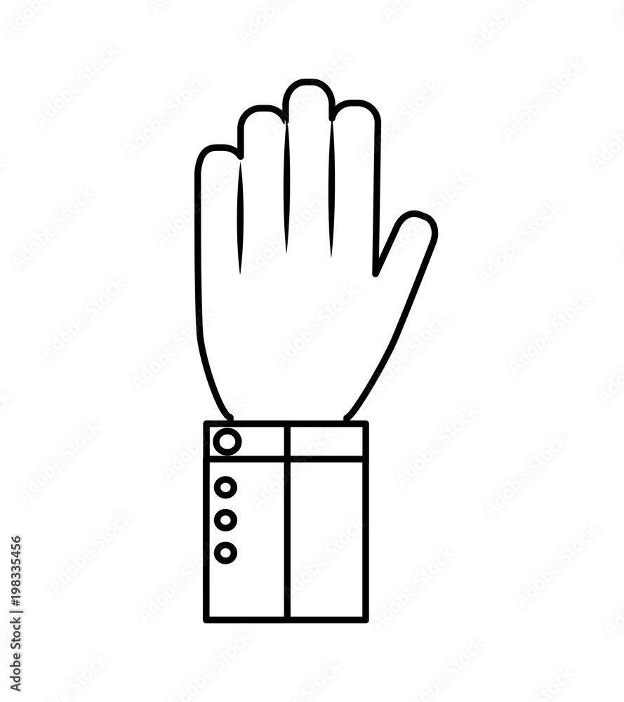 hand human isolated icon vector illustration design hand human isolated icon vector illustration design