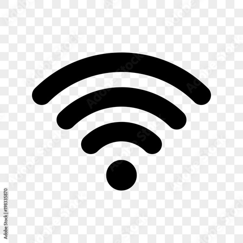 Wi-Fi signal icon. Vector wi fi access symbol for wireless zone sign