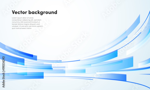 Abstract blue stripe geomet...