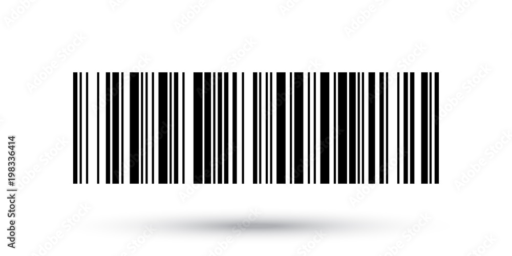 Barcode Vector Icon Or Bar Code Scan Label For Product Price Tag Stock 