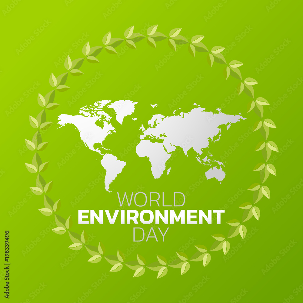 World Environment Day logo icon design, vector illustration World Environment Day logo icon design, vector illustration