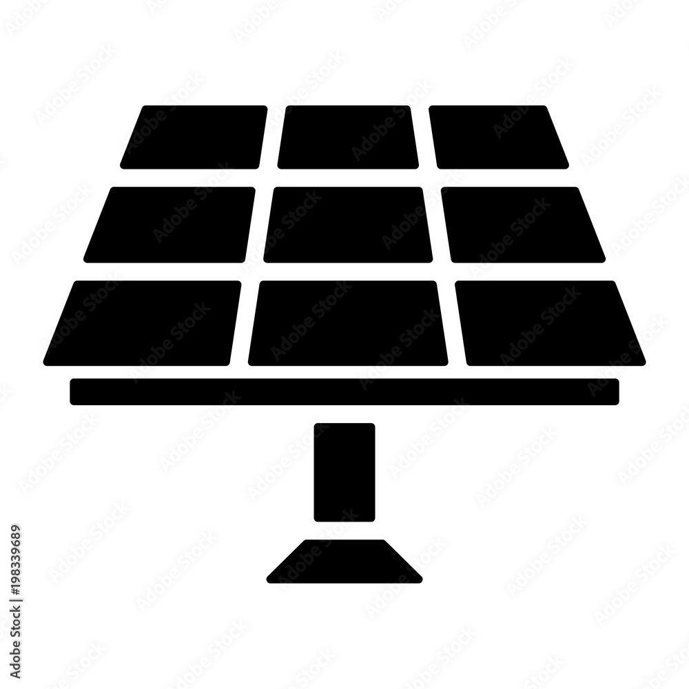 Icon - Solaranlage Stock Vector