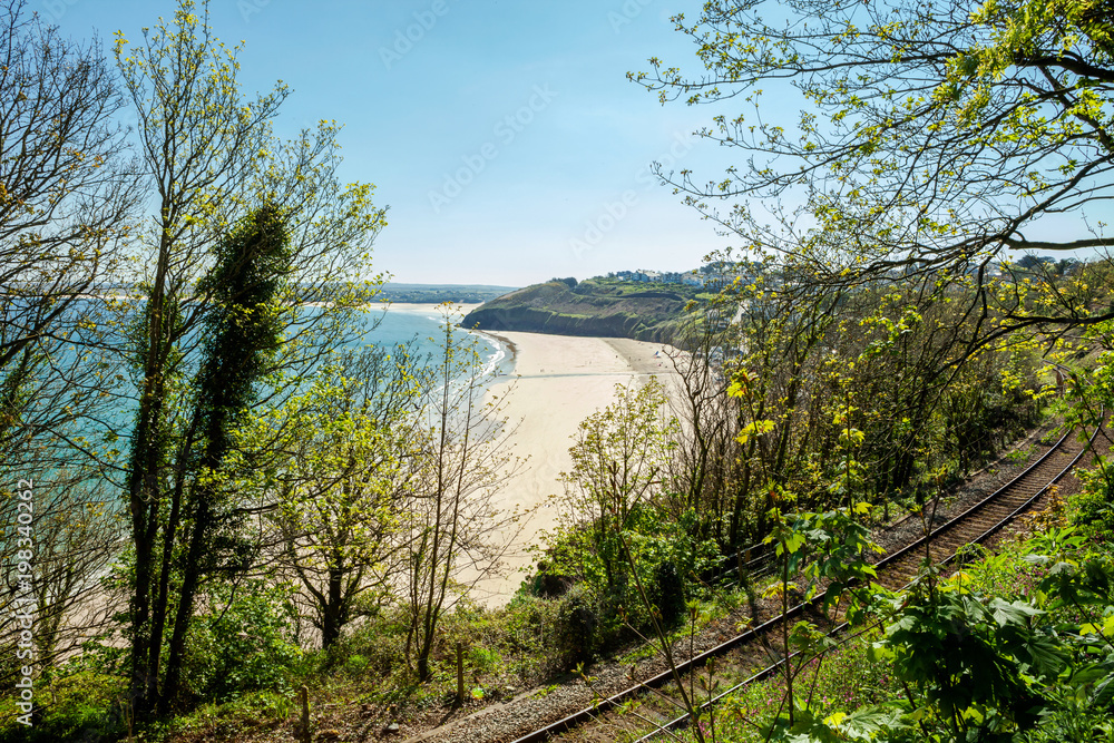 View overlooking Carbis bay in Cornwall