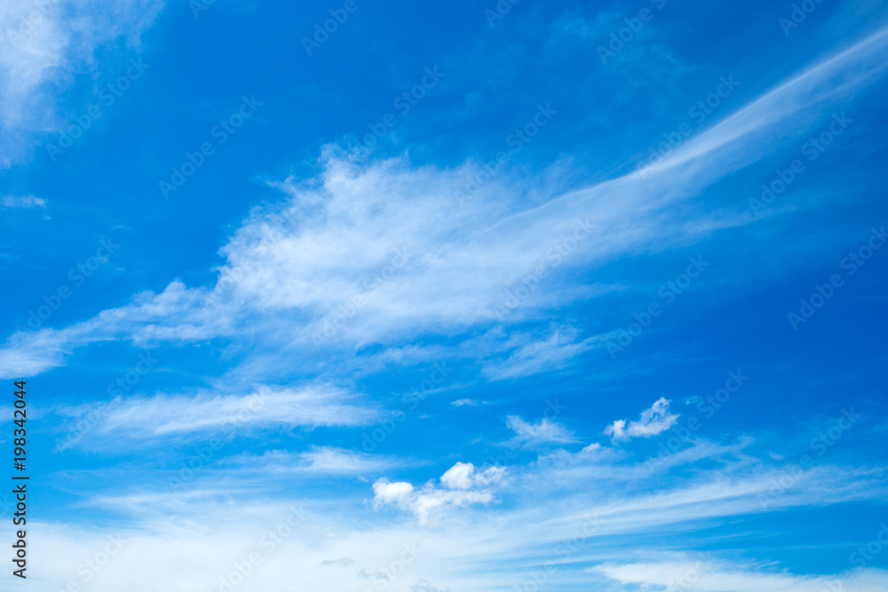 Blue sky with white clouds Blue sky with white clouds